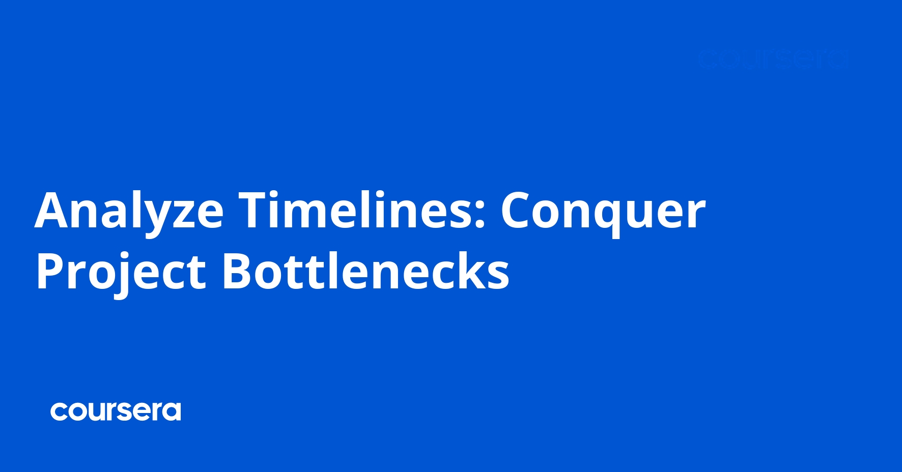 Analyze Timelines: Conquer Project Bottlenecks