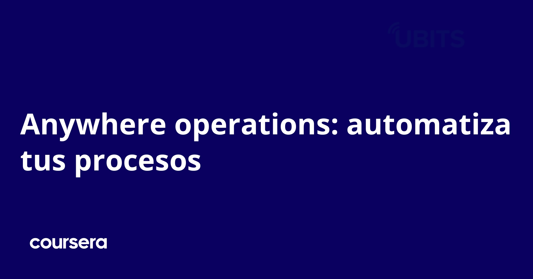 Anywhere Operations: Automate Your Processes