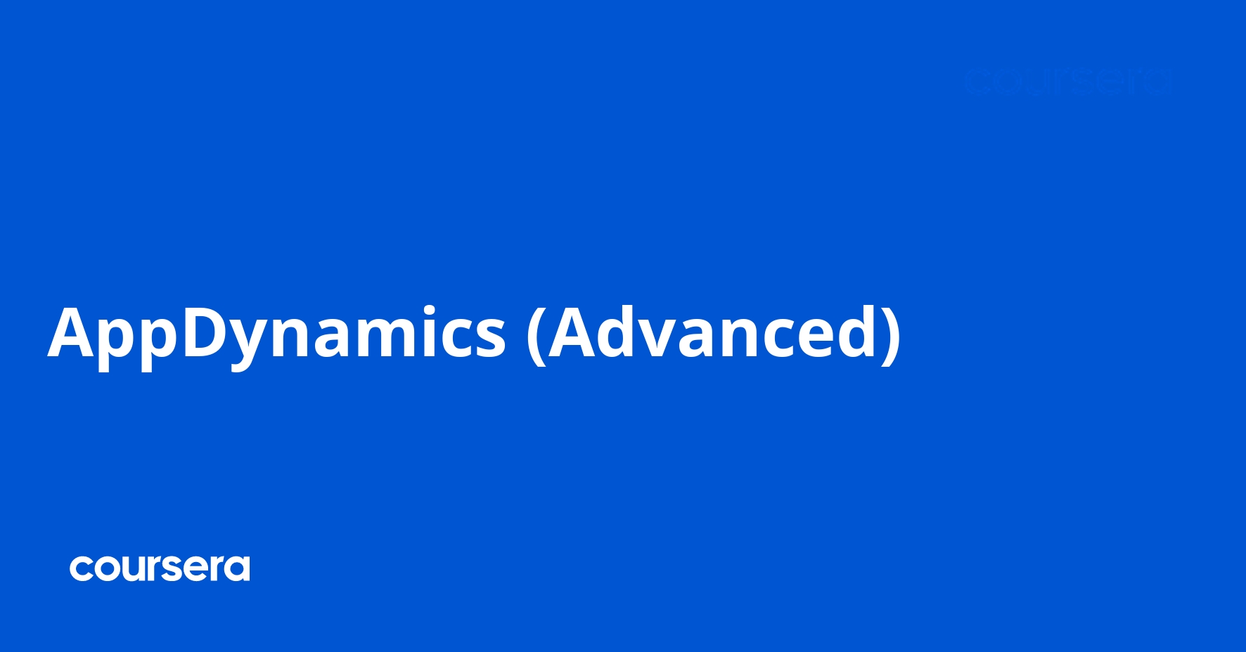 AppDynamics Advanced Mastery