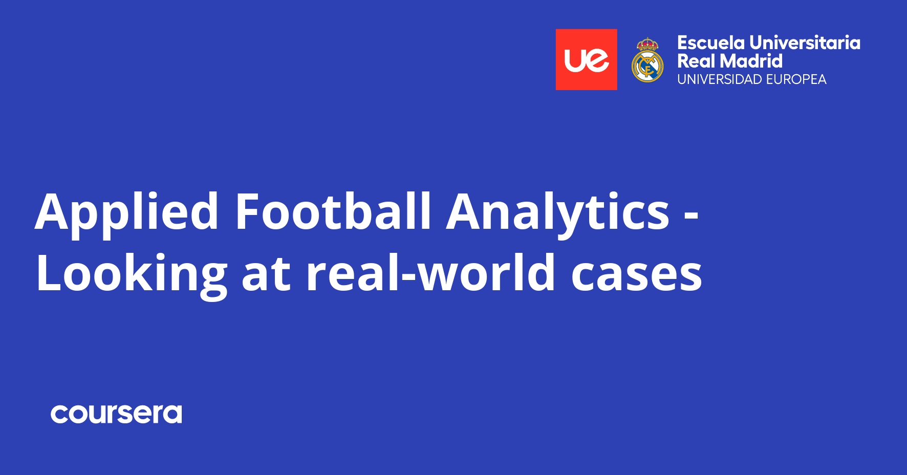 Applied Football Analytics - Looking at real-world cases