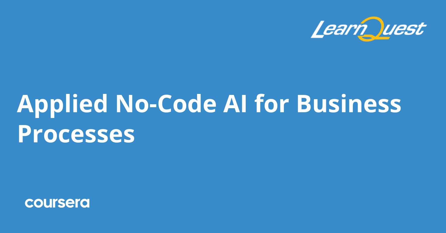 Applied No-Code AI for Business Processes