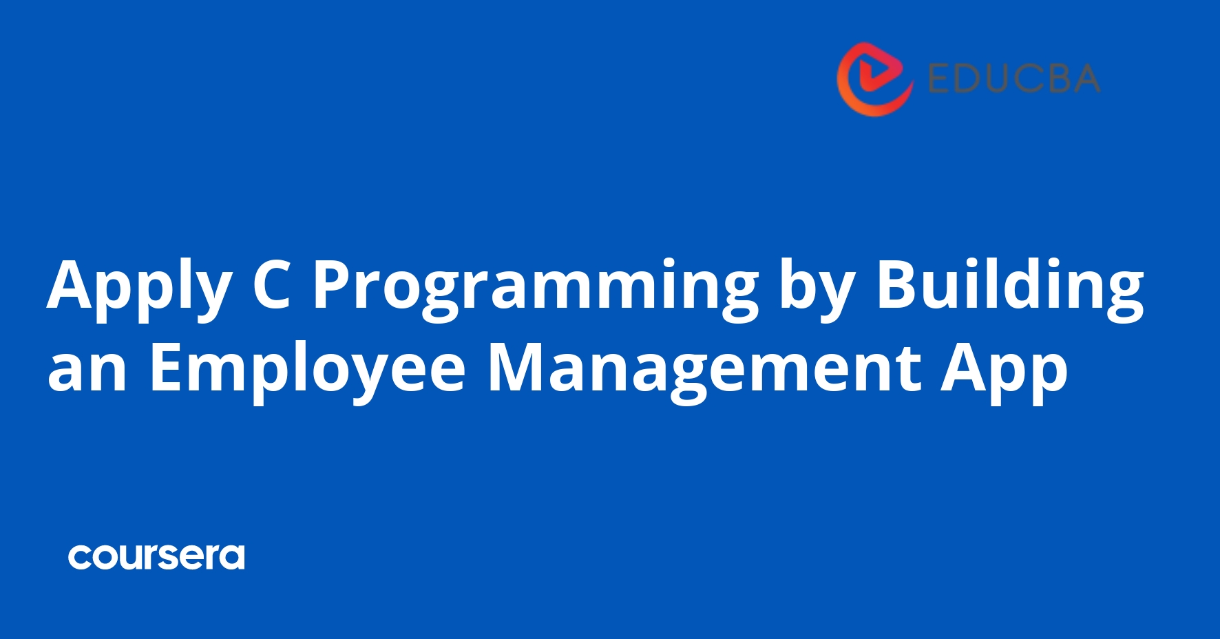 Apply C Programming by Building an Employee Management App