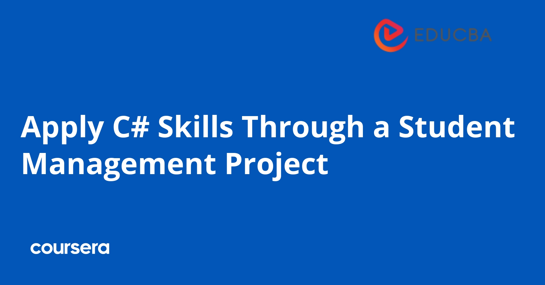 Apply C# Skills Through Student Management Project