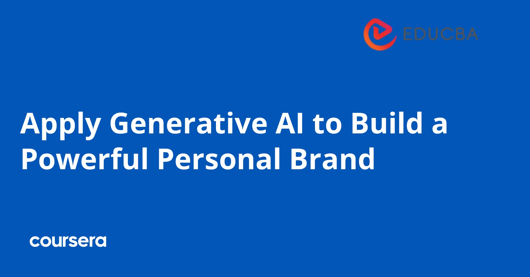 Generative AI for Building a Personal Brand