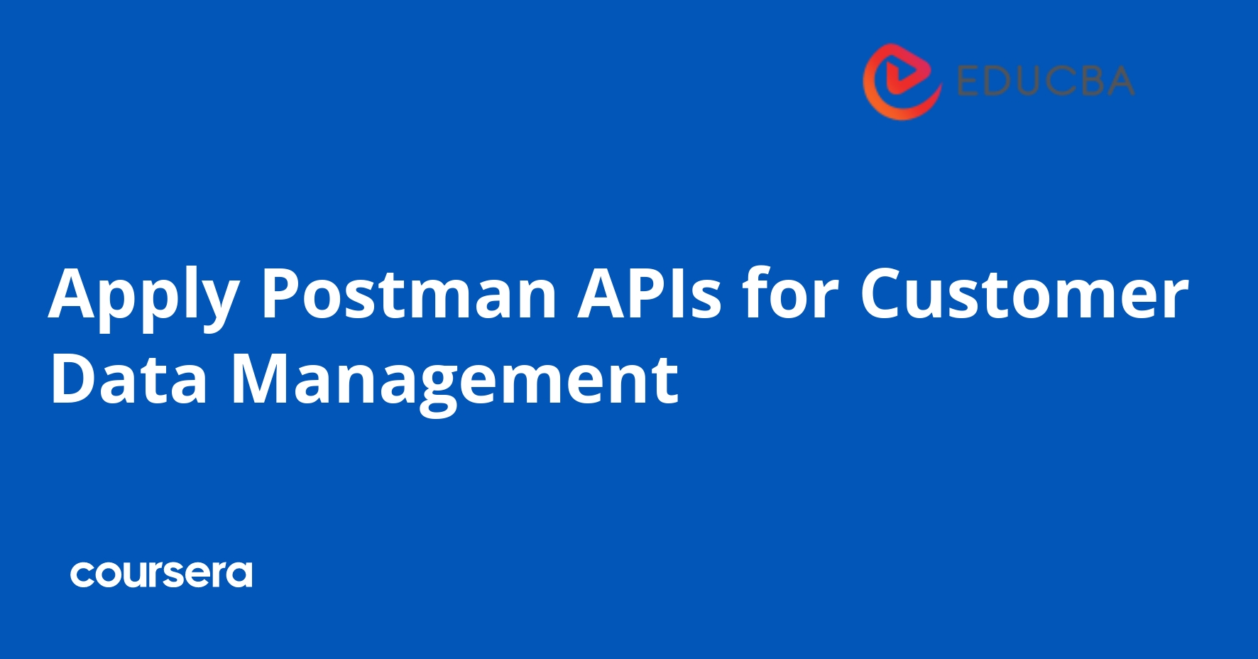 Apply Postman APIs for Customer Data Management