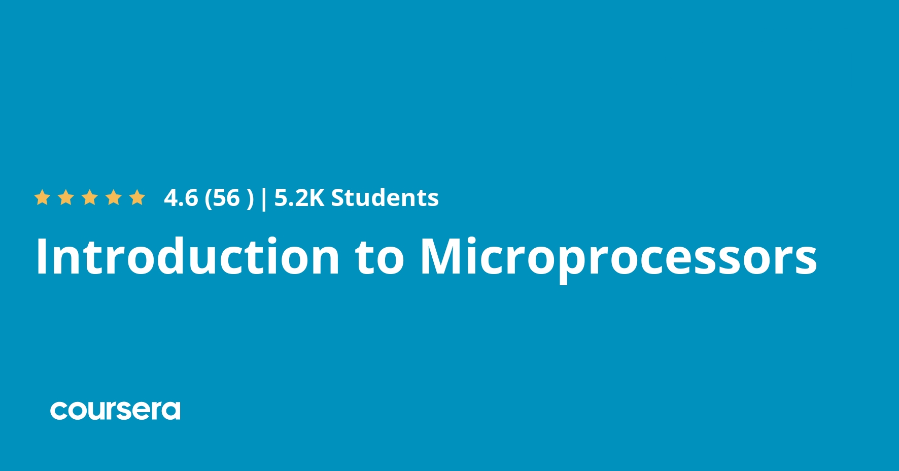 Introduction to Microprocessors | Coursera