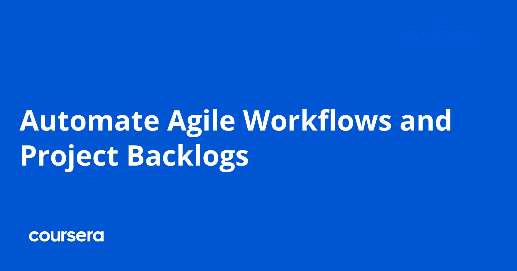 Automate Agile Workflows and Project Backlogs