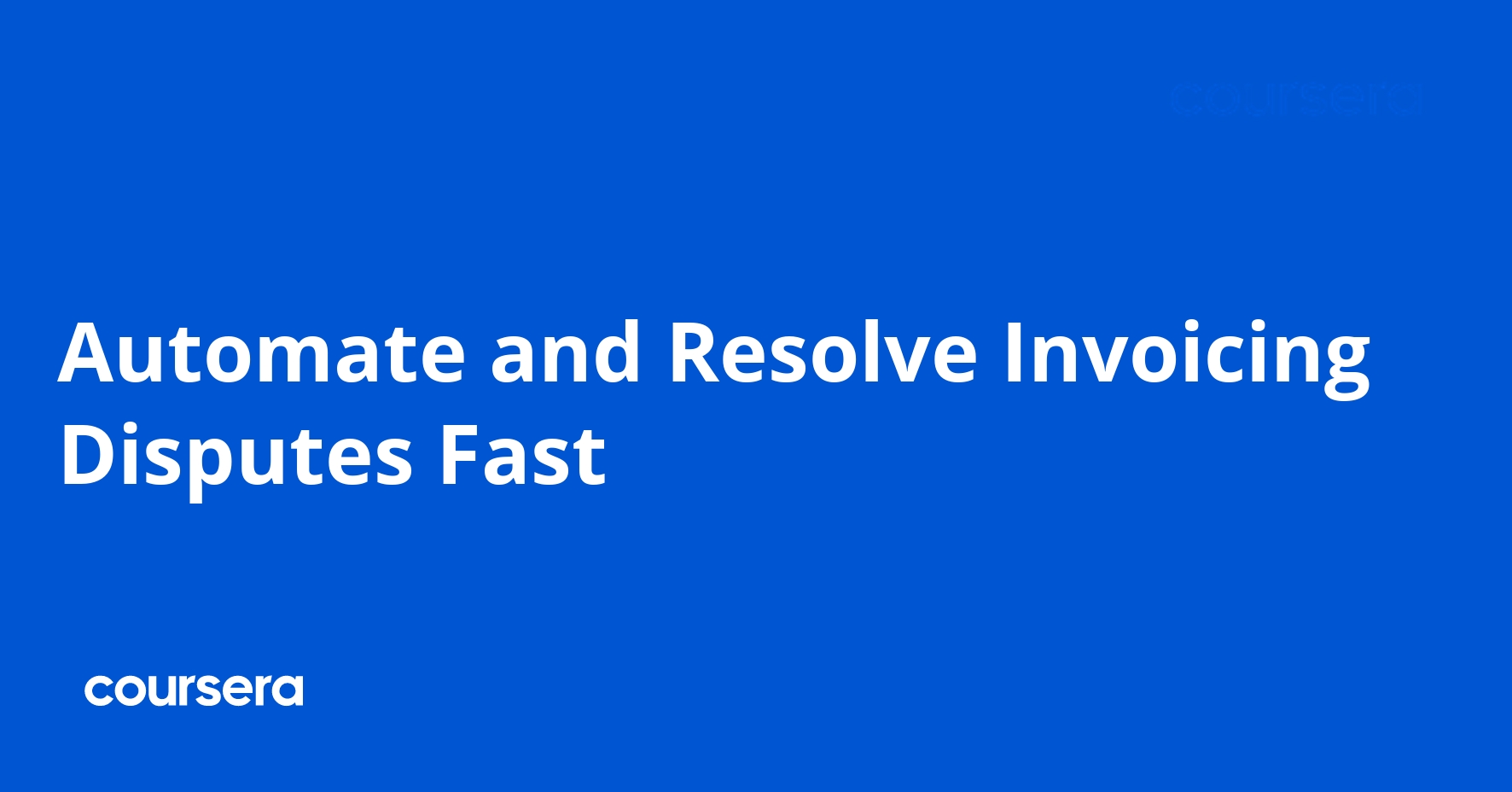 Automate and Resolve Invoicing Disputes Fast