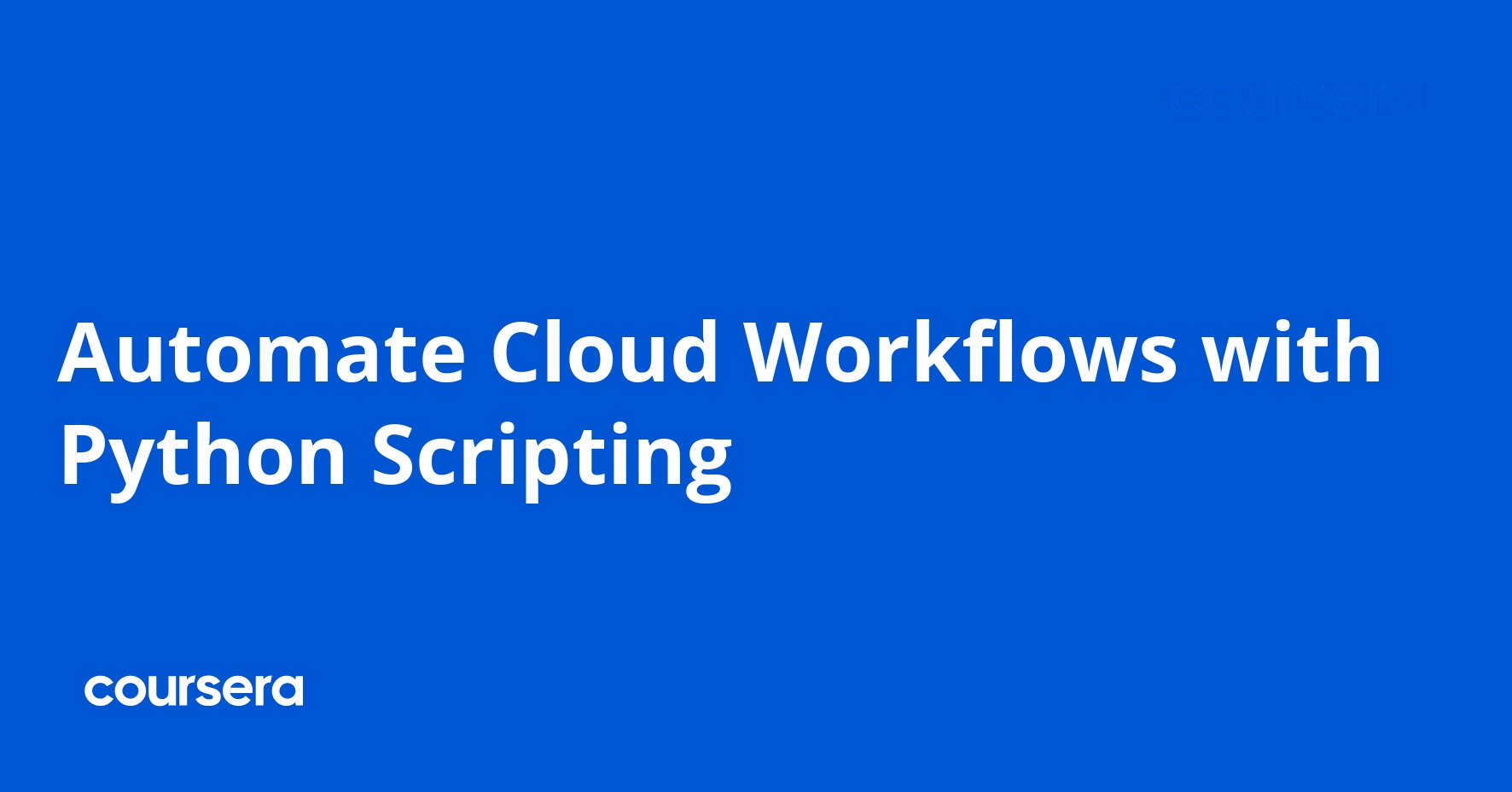 Automate Cloud Workflows with Python