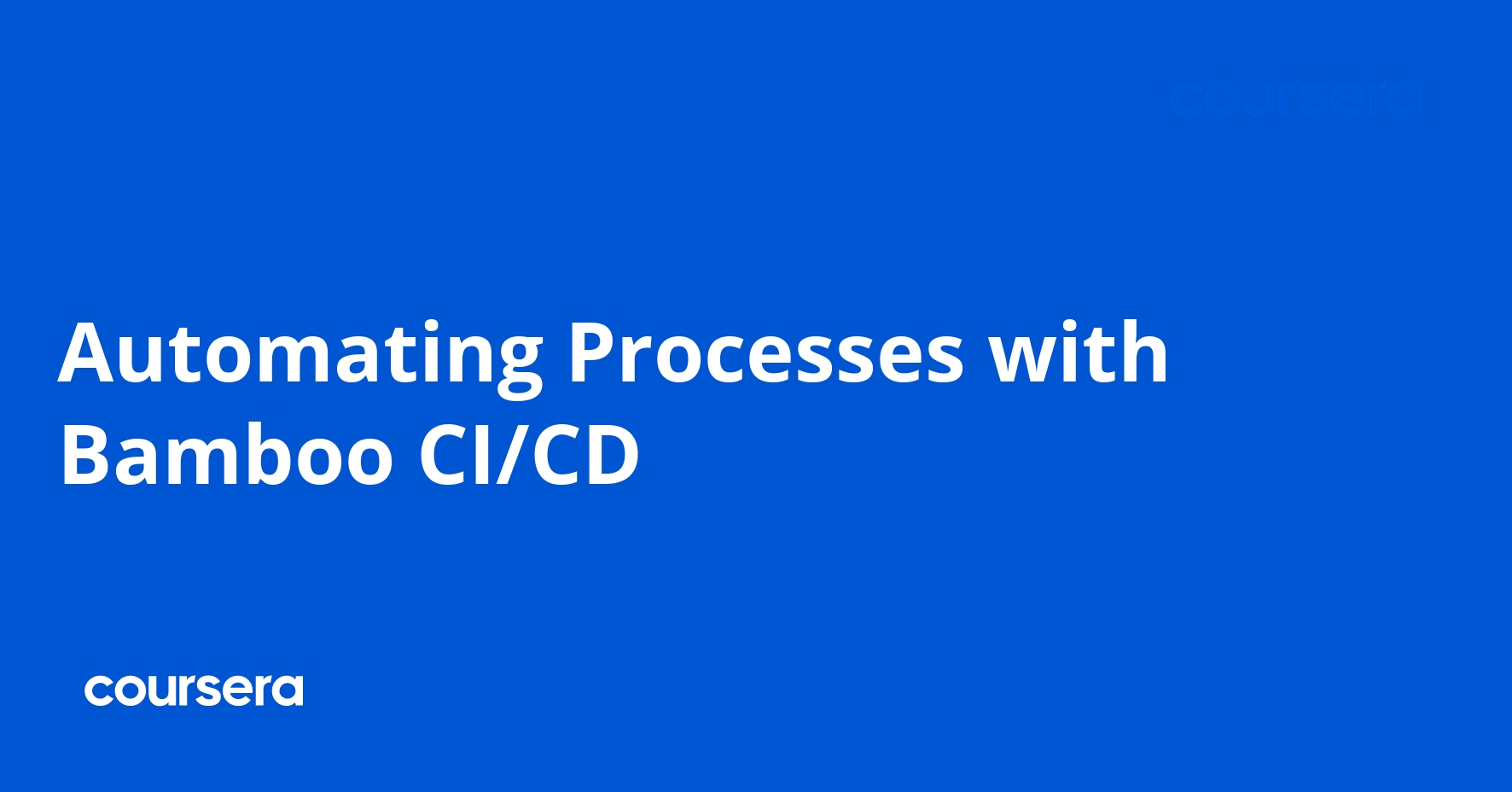 Automating Processes with Bamboo CI/CD
