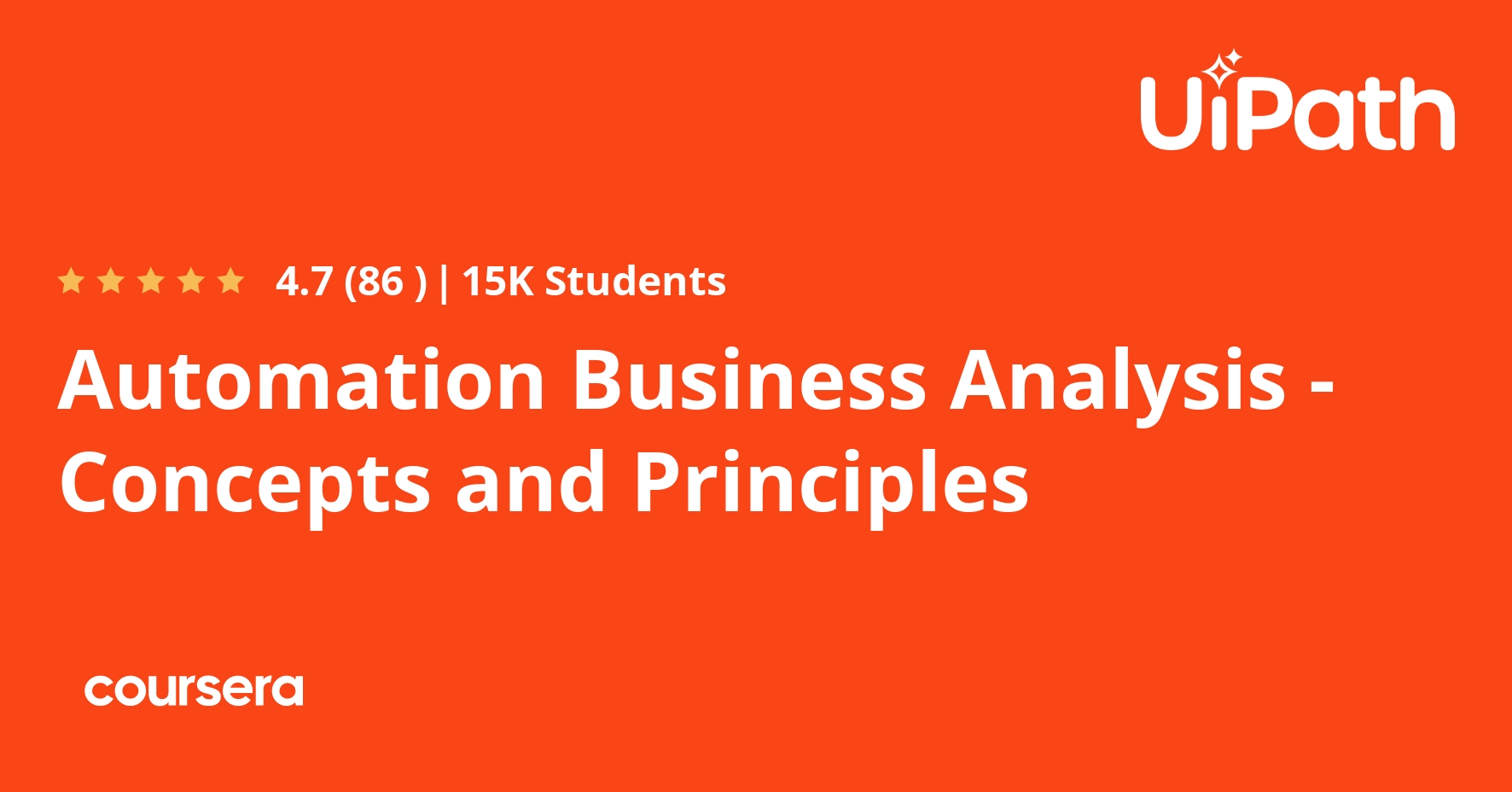 Automation Business Analysis Concepts and Principles Coursera