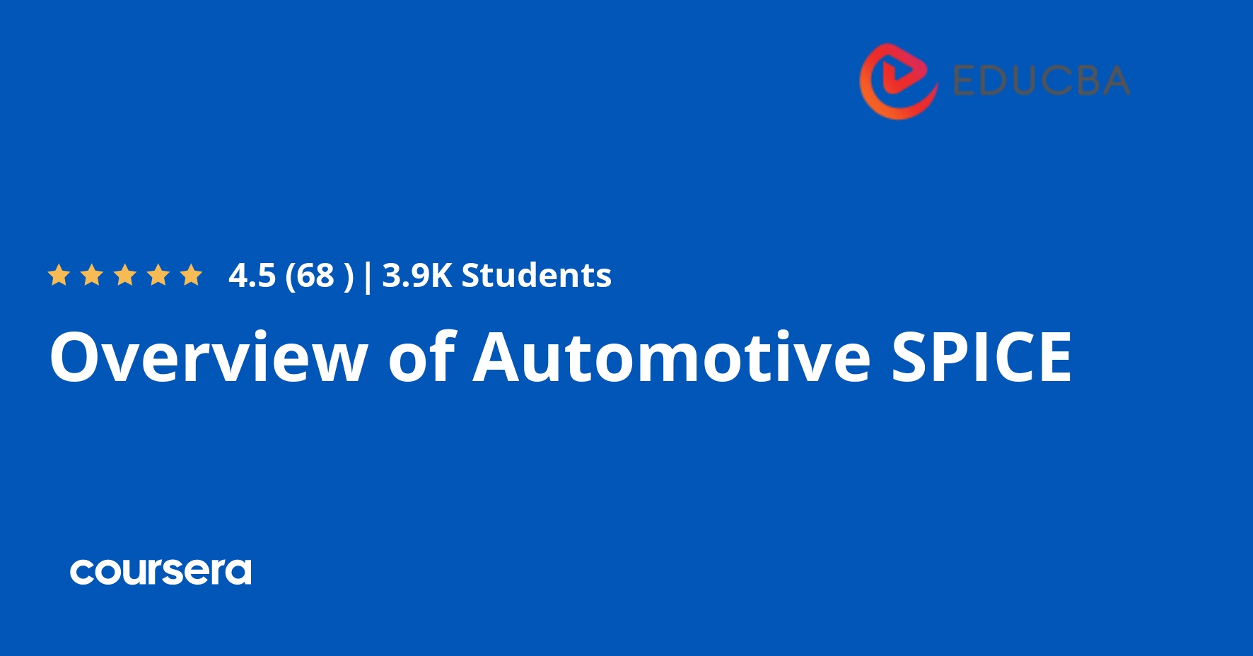 Overview of Automotive SPICE Coursera
