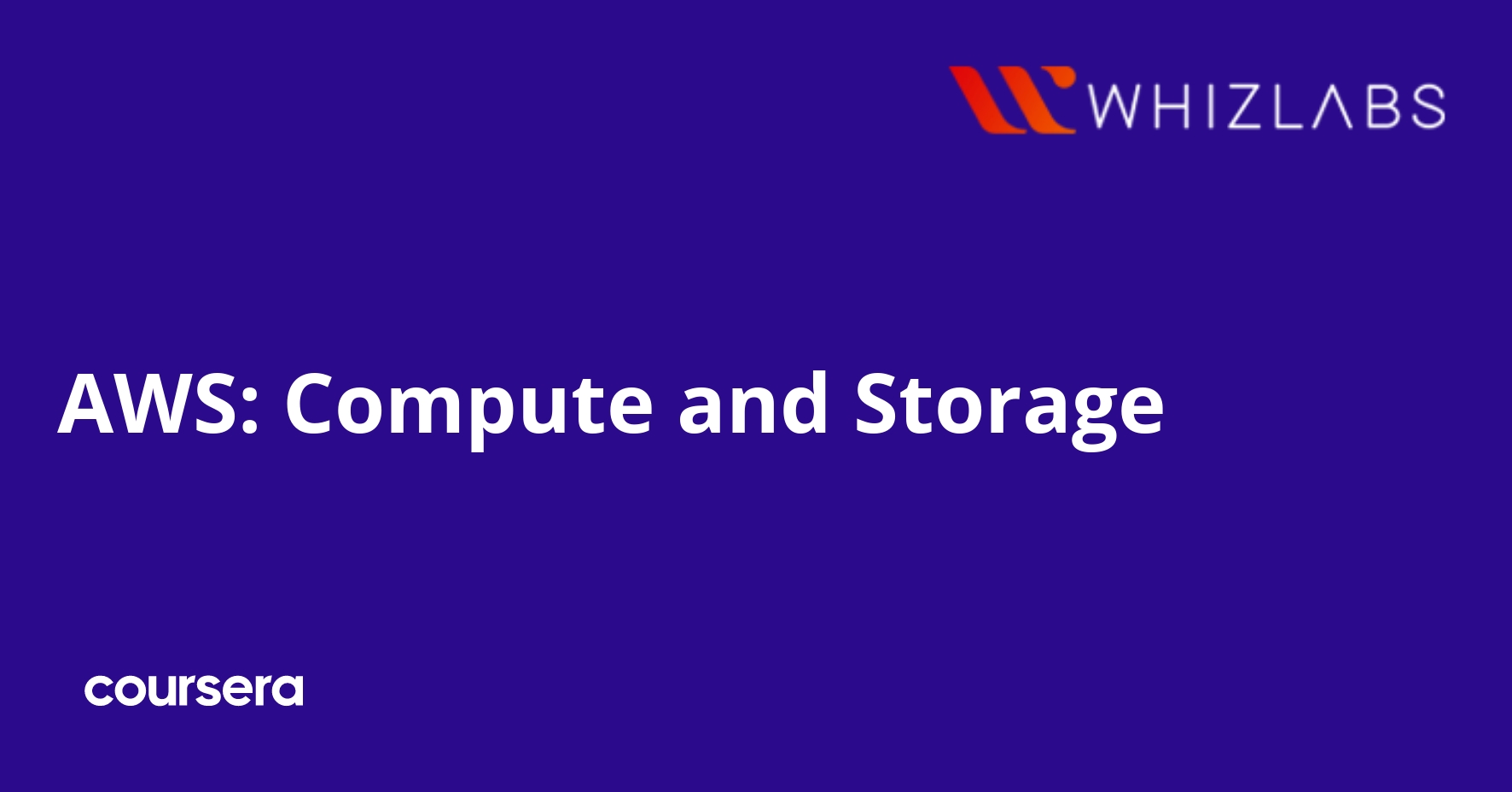 Aws Compute And Storage Coursera