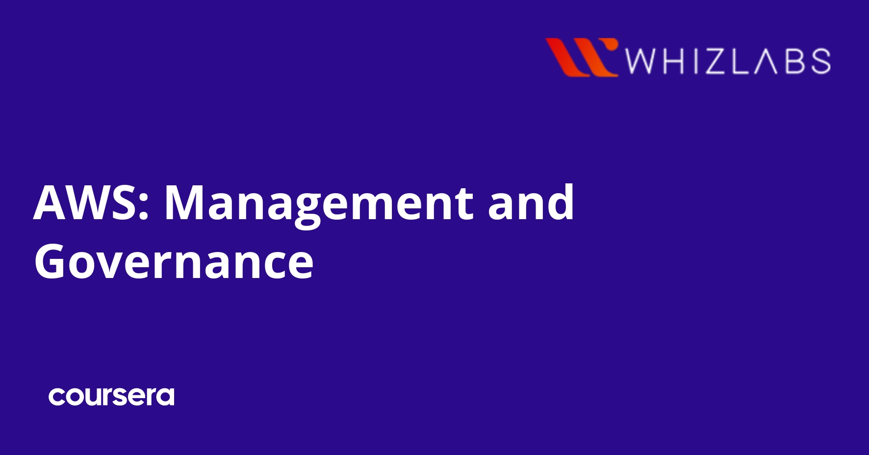 AWS Management and Governance