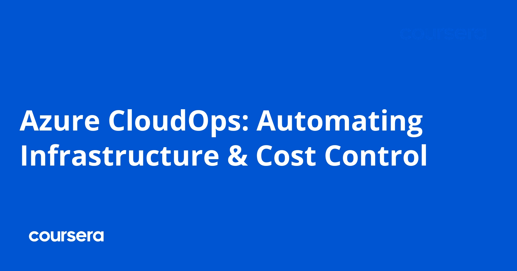 Azure CloudOps: Automating Infrastructure & Cost Control