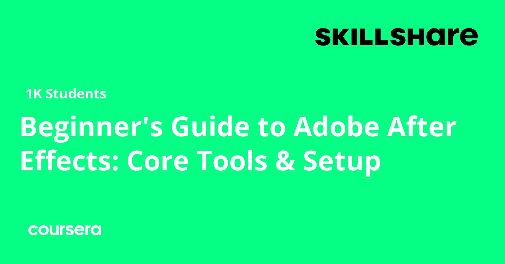 Beginner's Guide to Adobe After Effects: Core Tools & Setup
