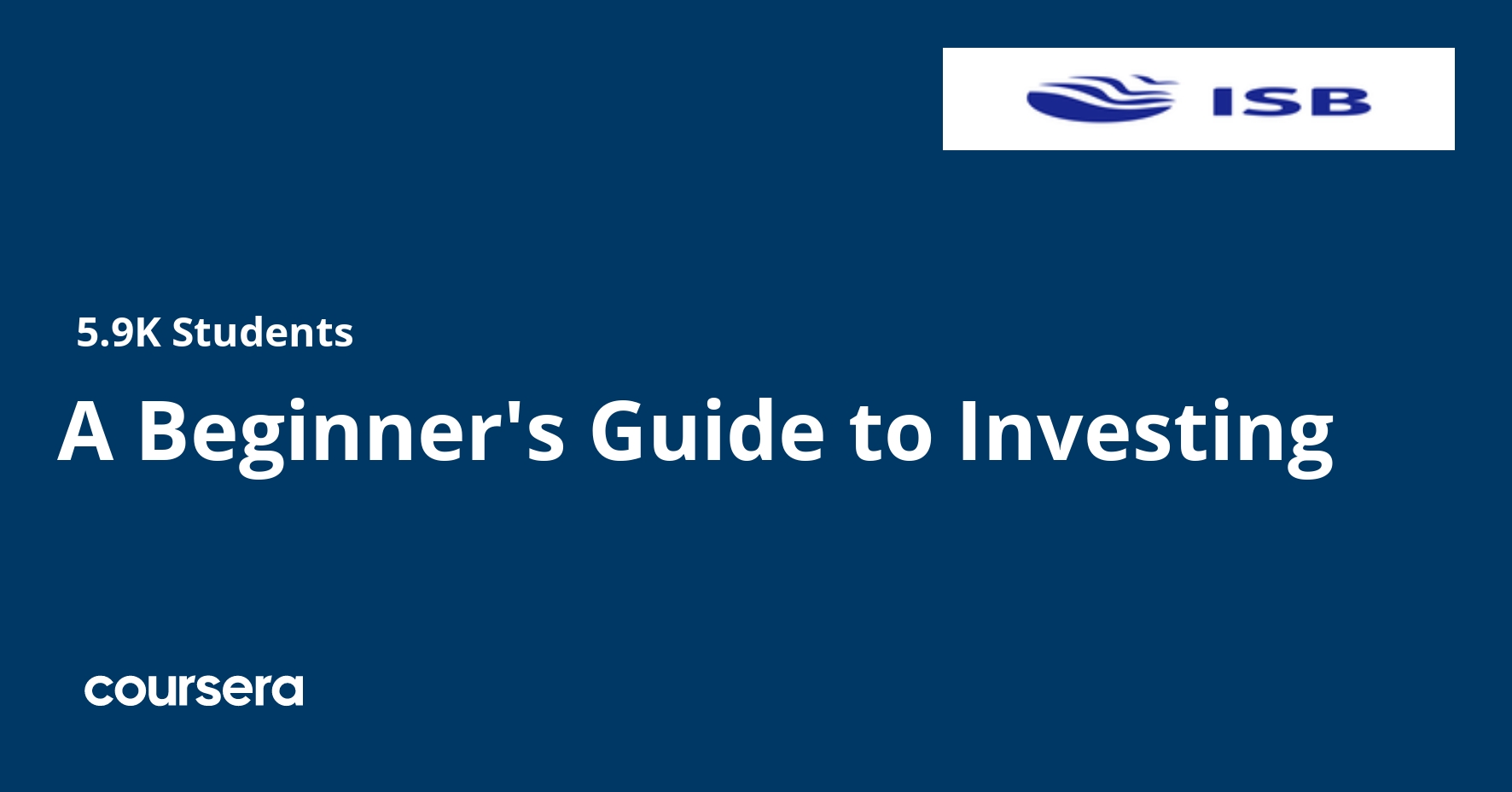 A beginner s guide to investing coursera