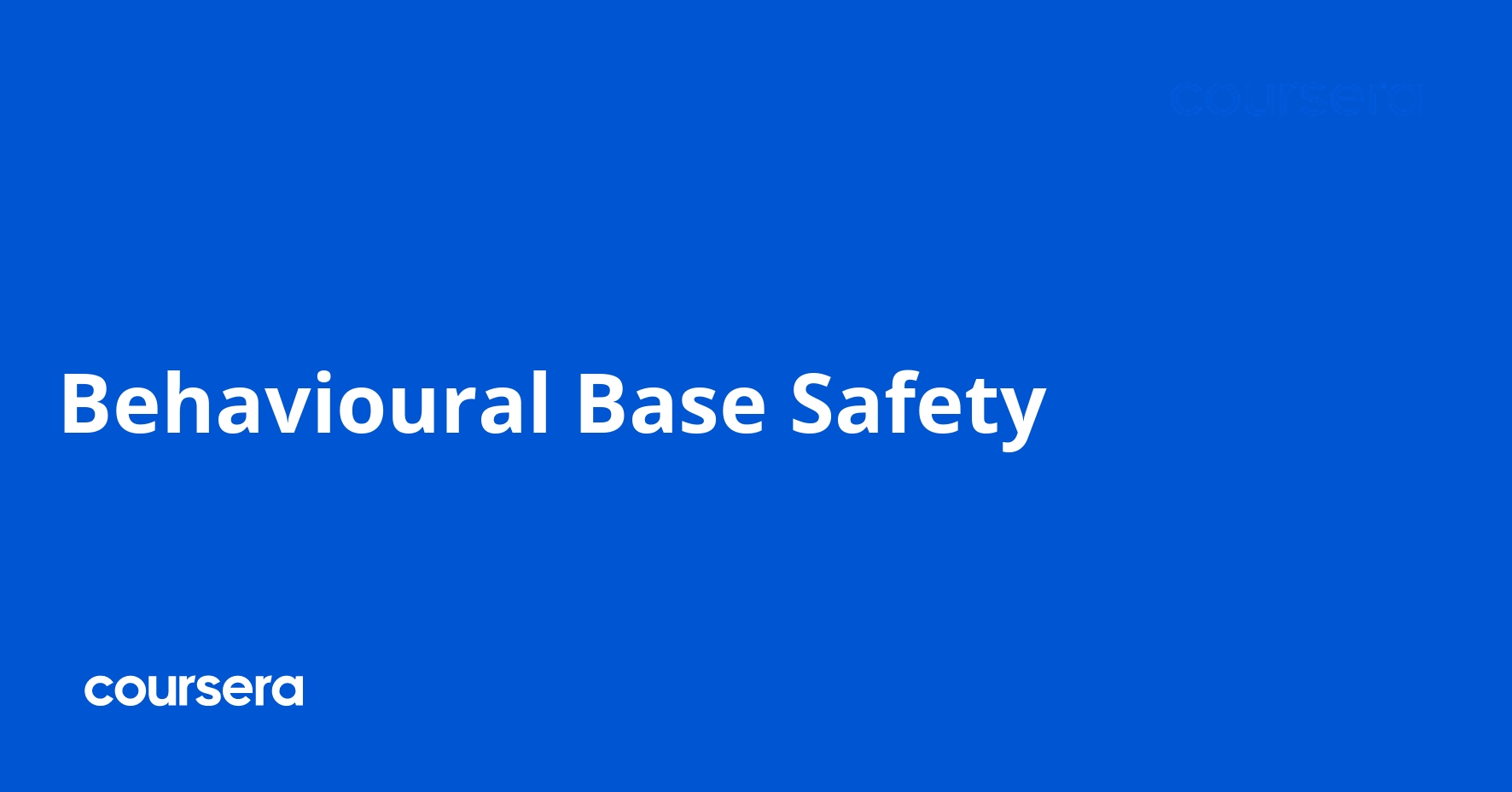 Behavioural Base Safety