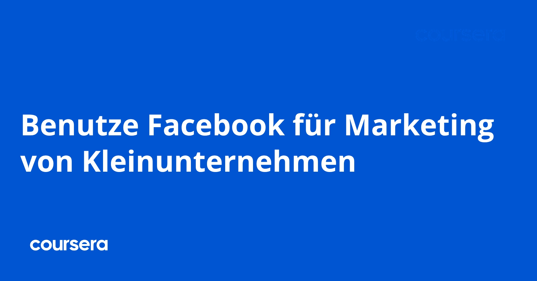 Benutze Facebook für Marketing von Kleinunternehmen