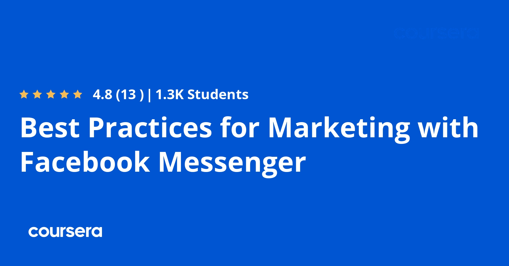 Marketing Best Practices with Facebook Messenger