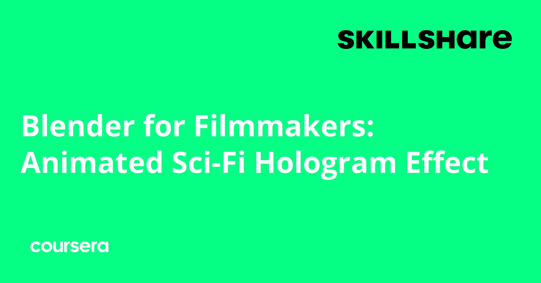 Blender for Filmmakers: Animated Sci-Fi Hologram Effect