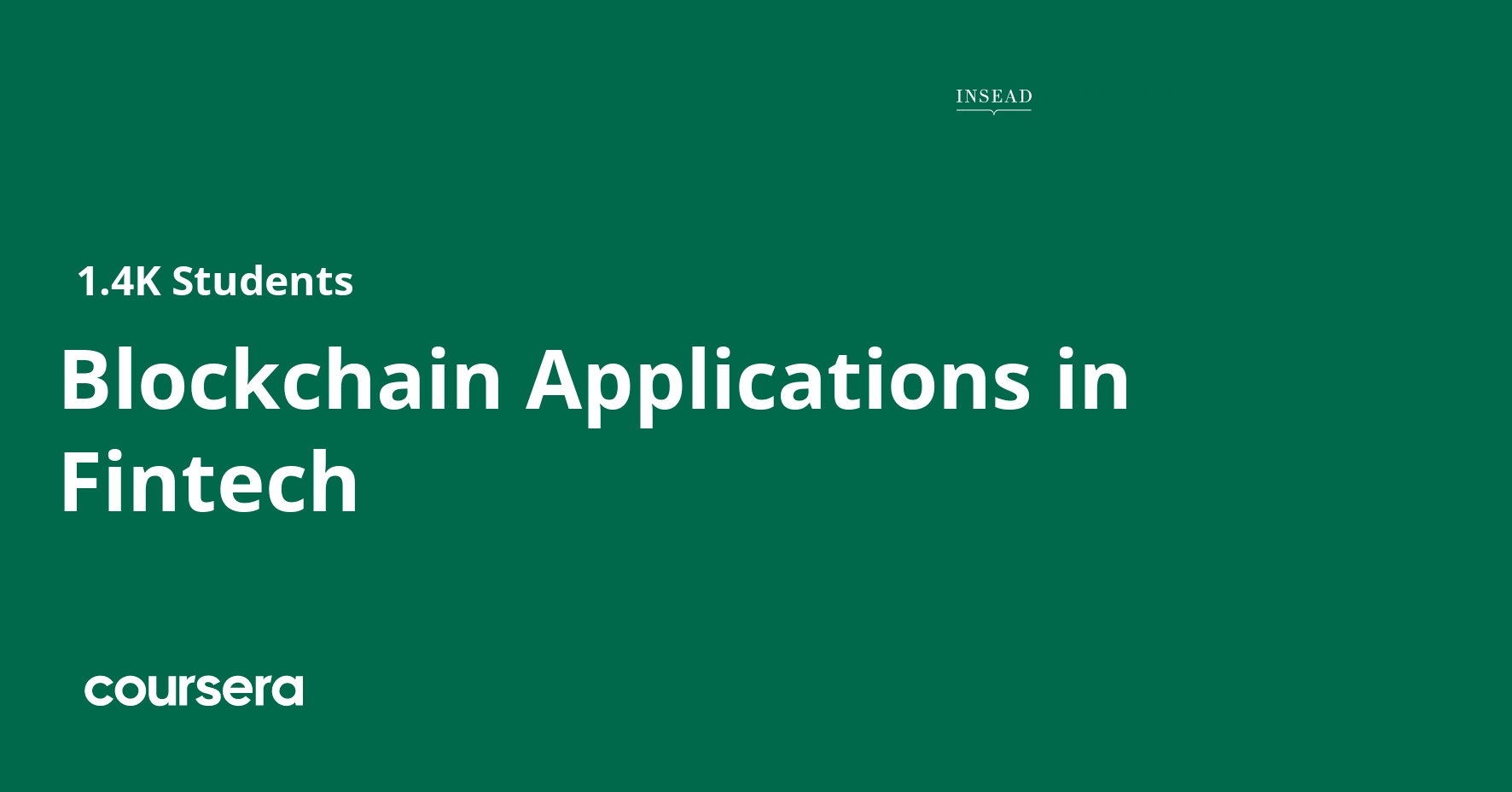 Blockchain Applications in Fintech | Coursera