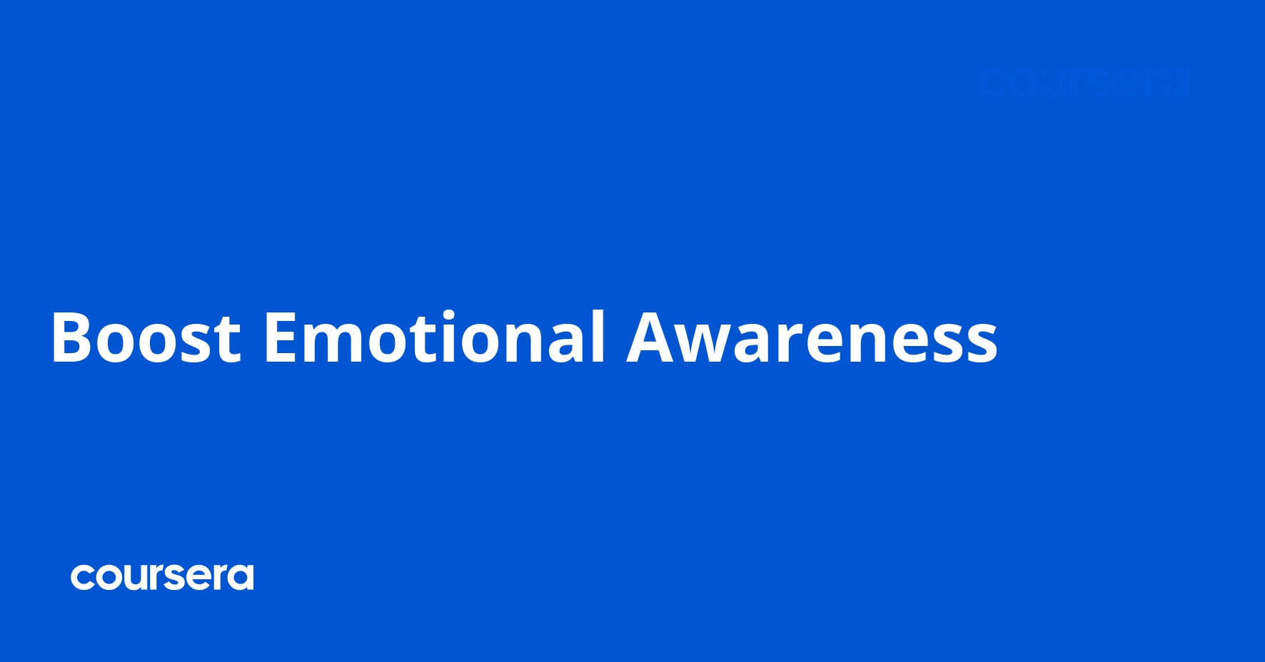 Boost Emotional Awareness