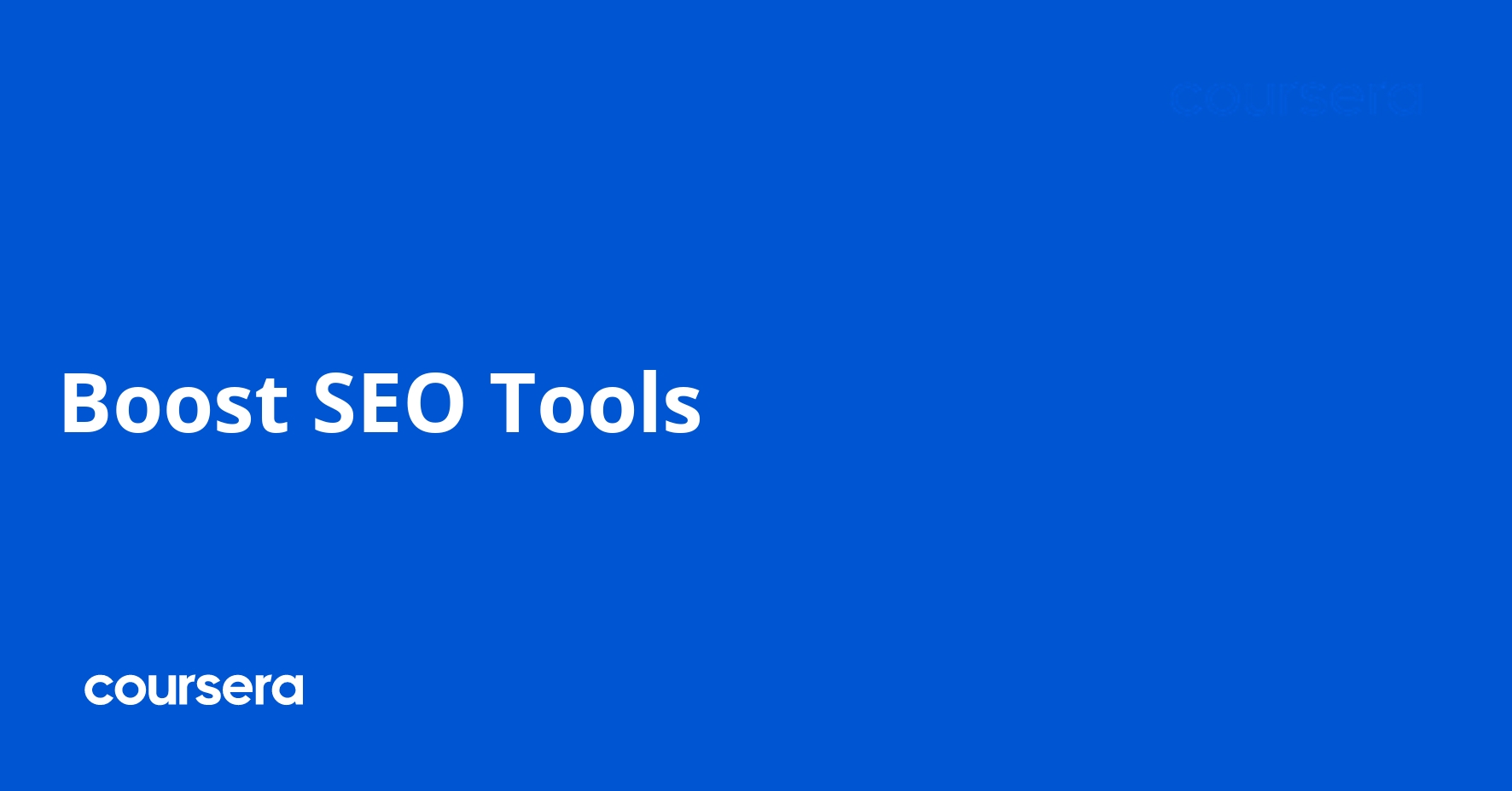 Boost SEO Tools