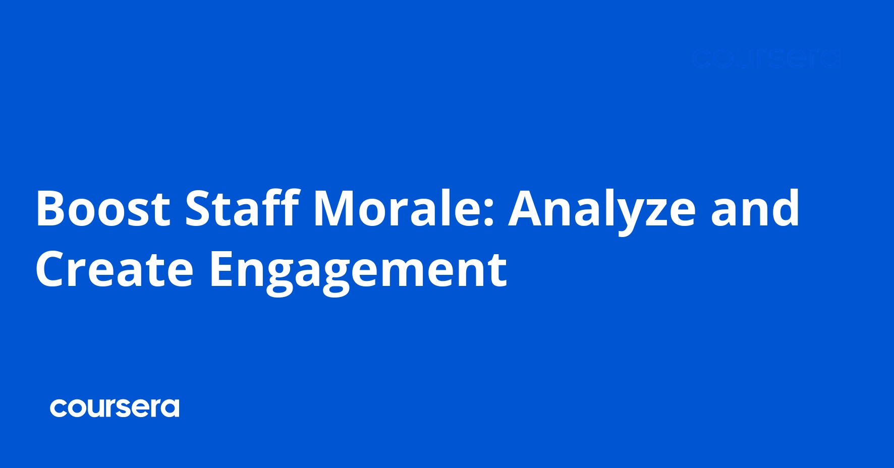 Boost Staff Morale: Analyze and Create Engagement