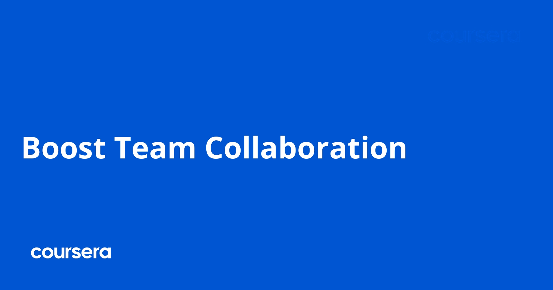 Boost Team Collaboration