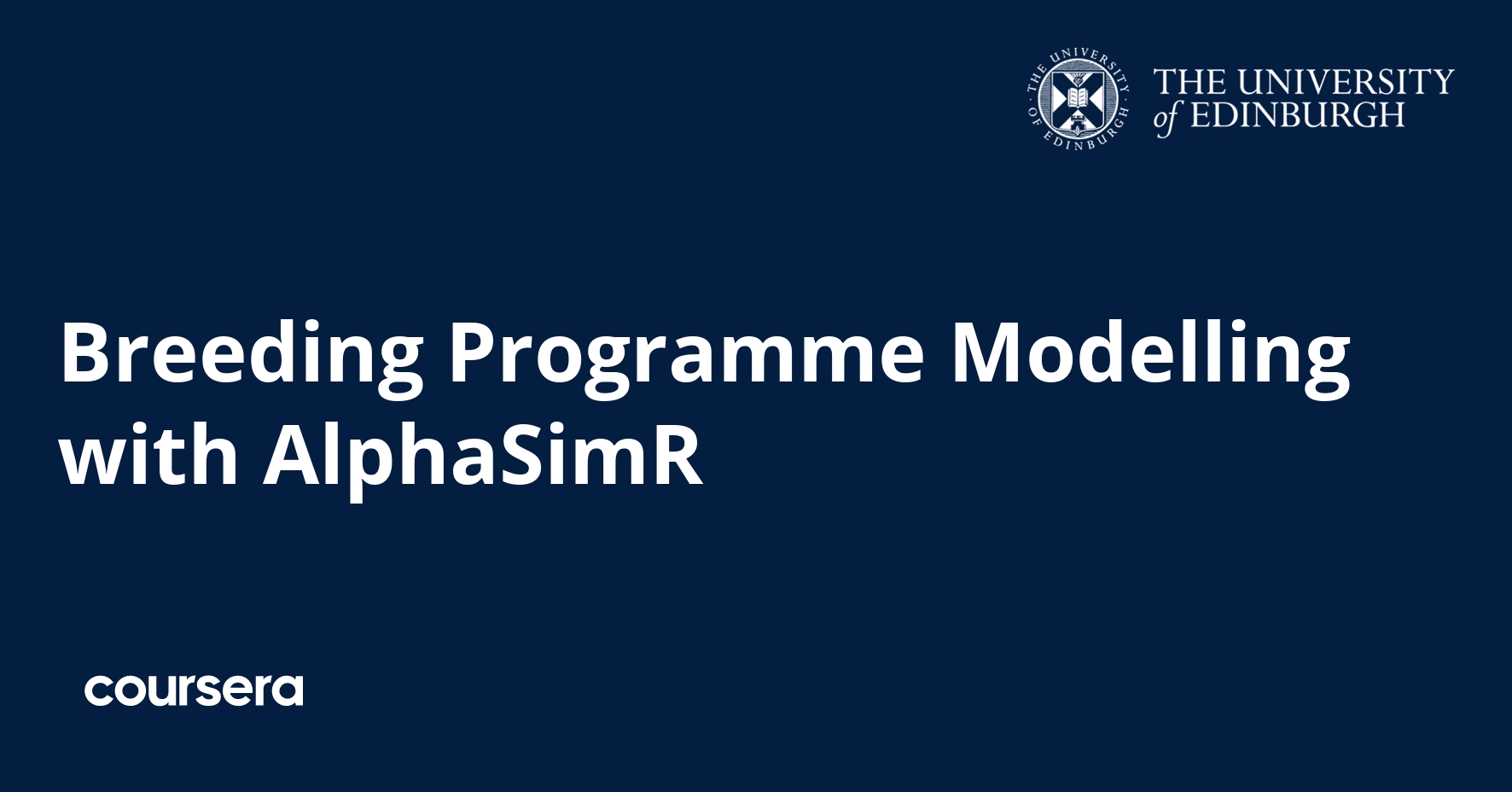 Breeding Programme Modelling with AlphaSimR