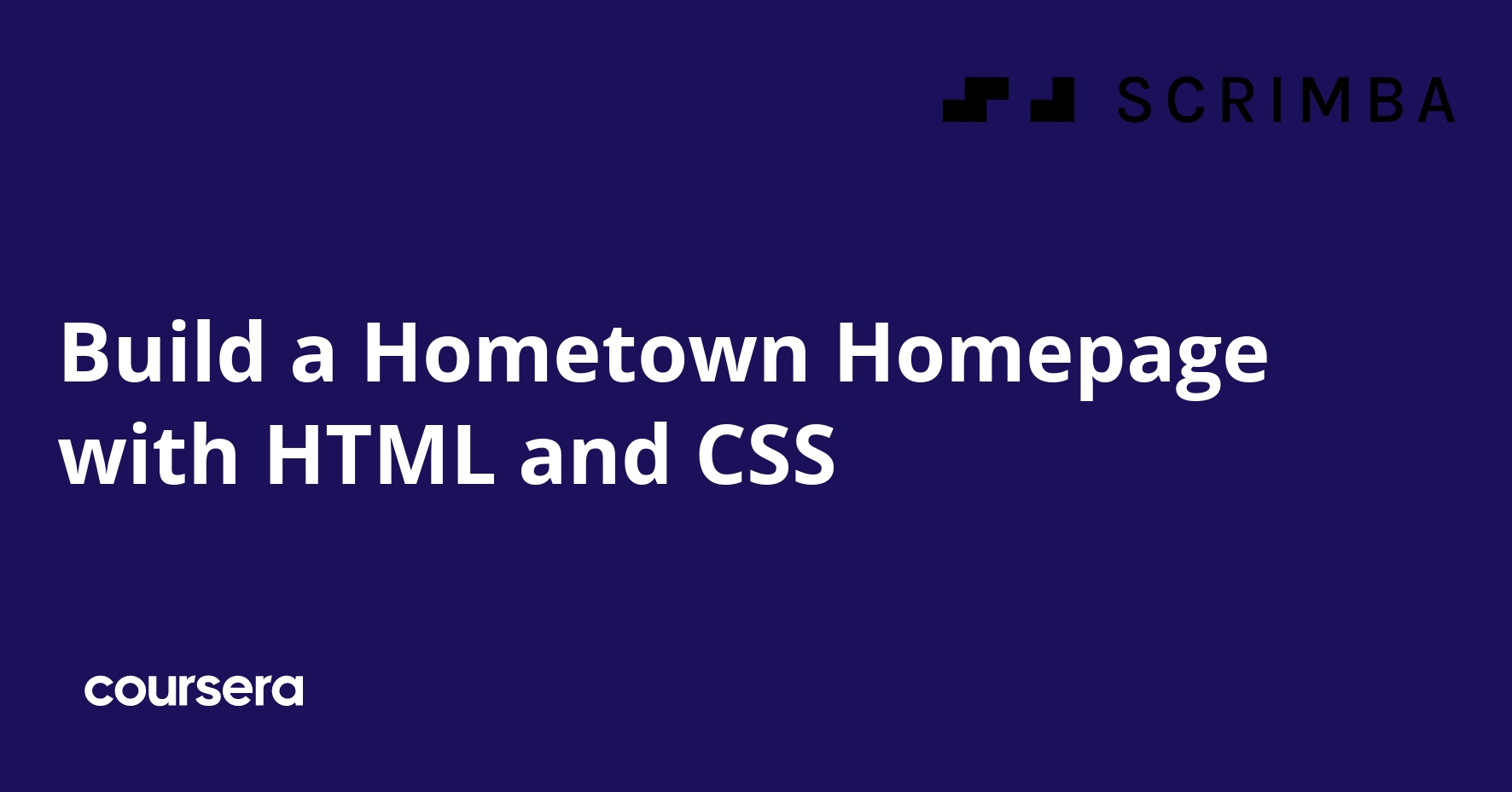 Build a Hometown Homepage with HTML and CSS