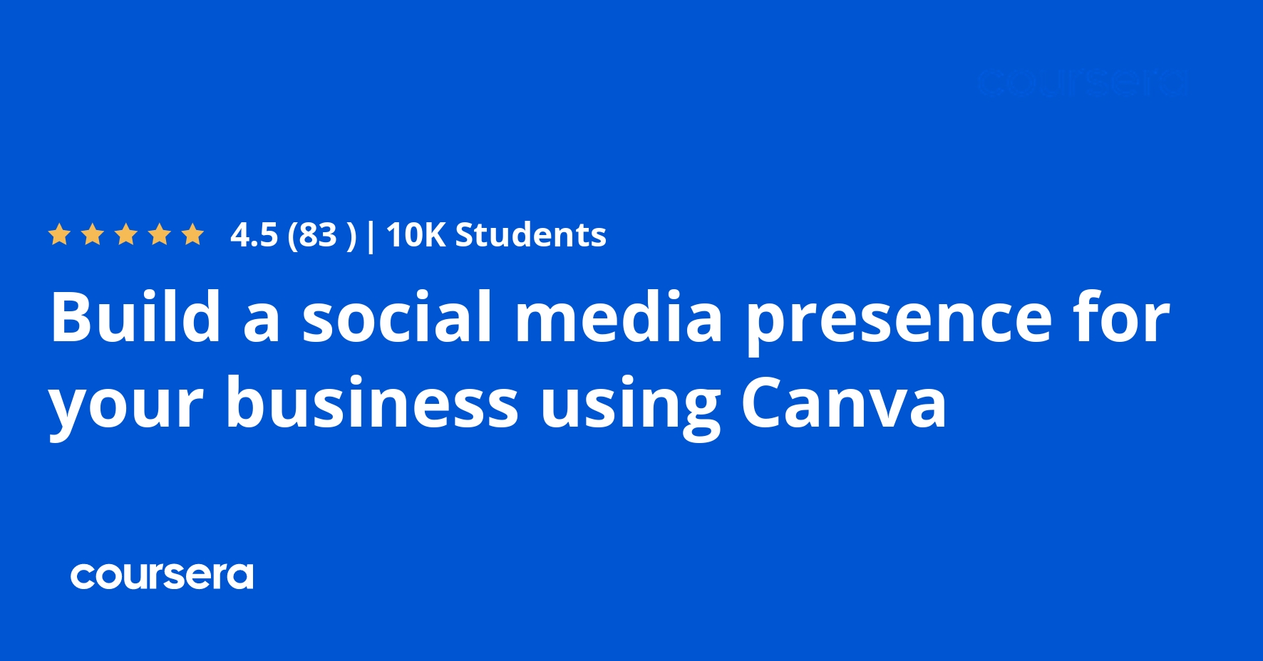 Build a Social Media Presence for Your Business Using Canva