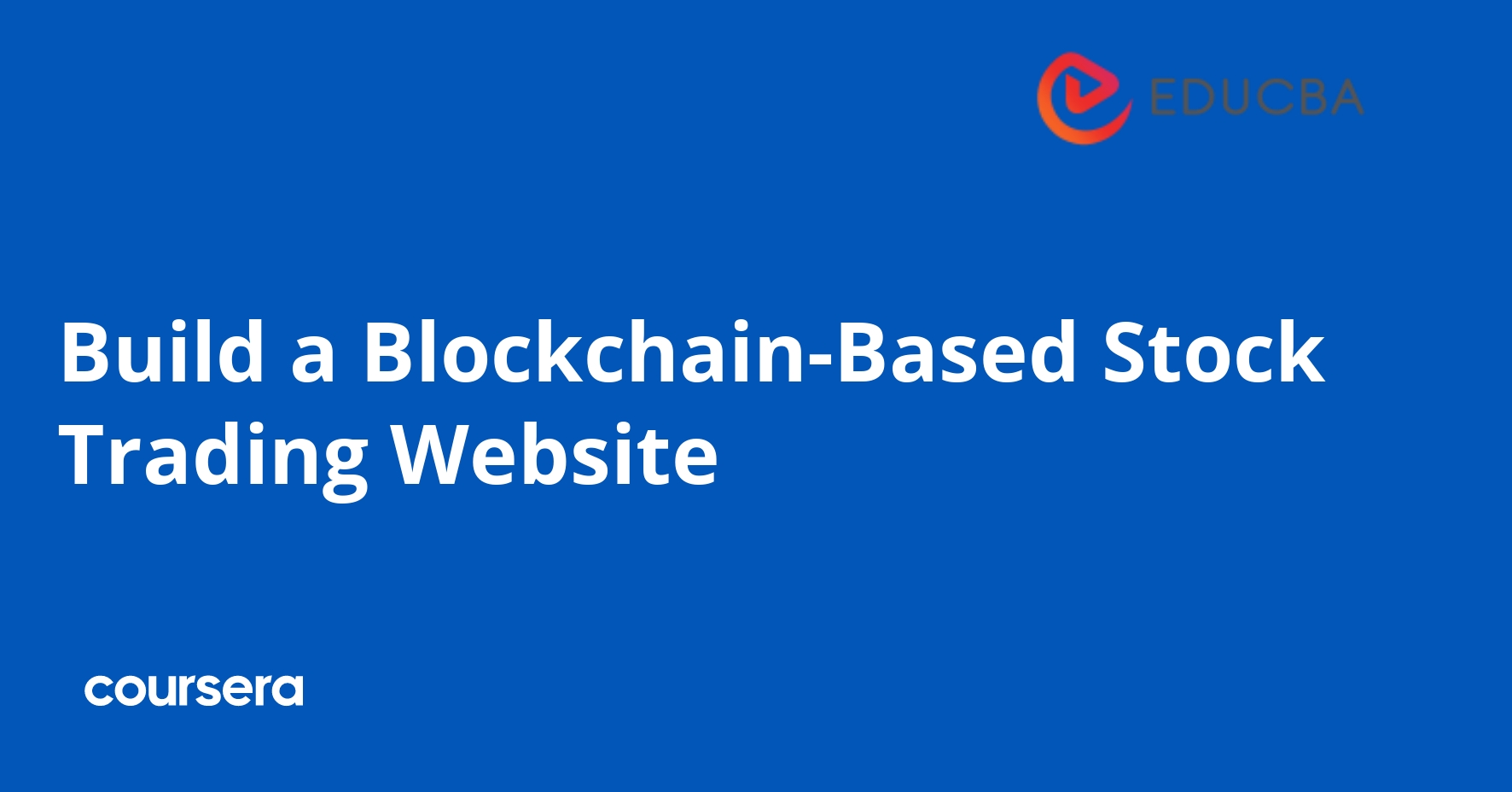 Build a Blockchain-Based Stock Trading Website