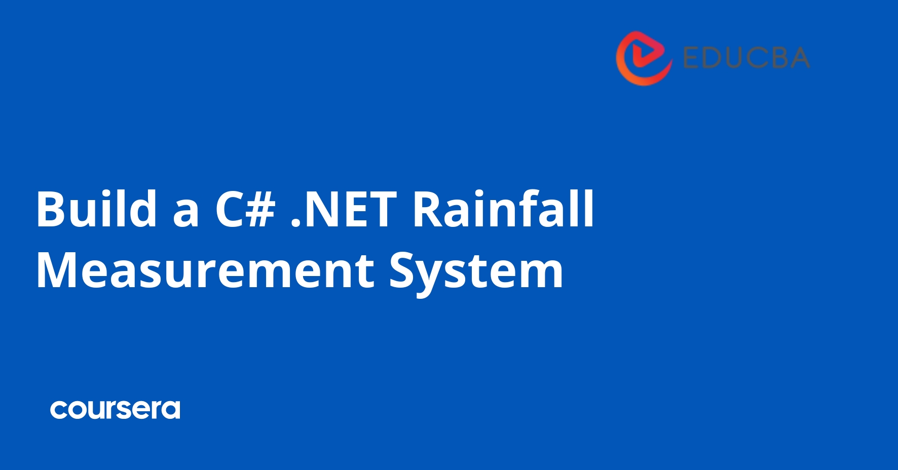 Build a C# .NET Rainfall Measurement System