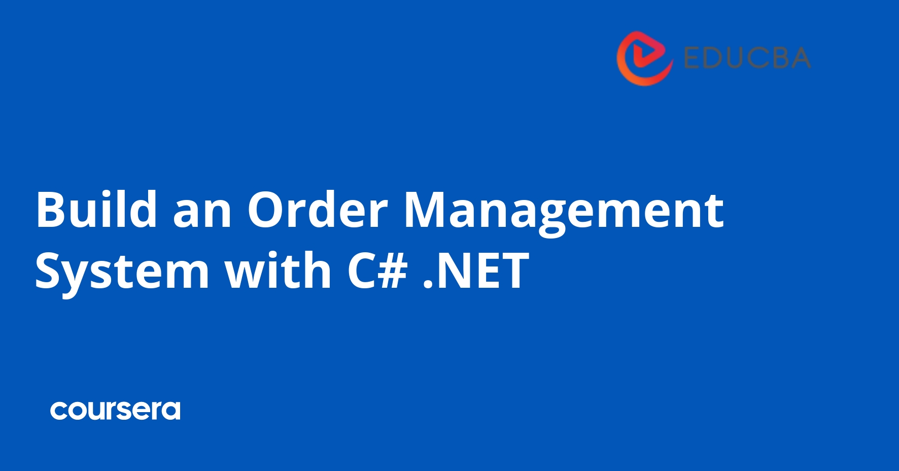 Build an Order Management System with C# .NET