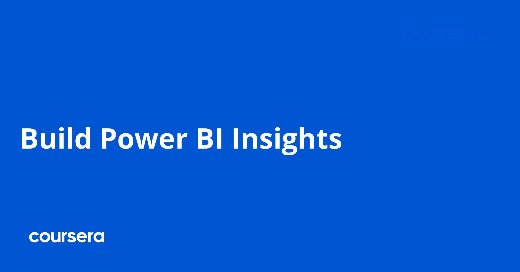 Build Power BI Insights