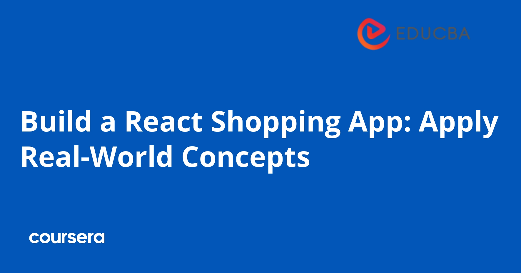 Build a React Shopping App: Apply Real-World Concepts
