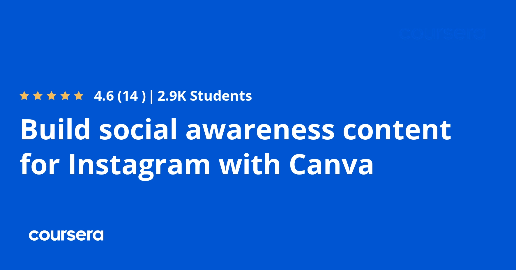 Build social awareness content for Instagram with Canva