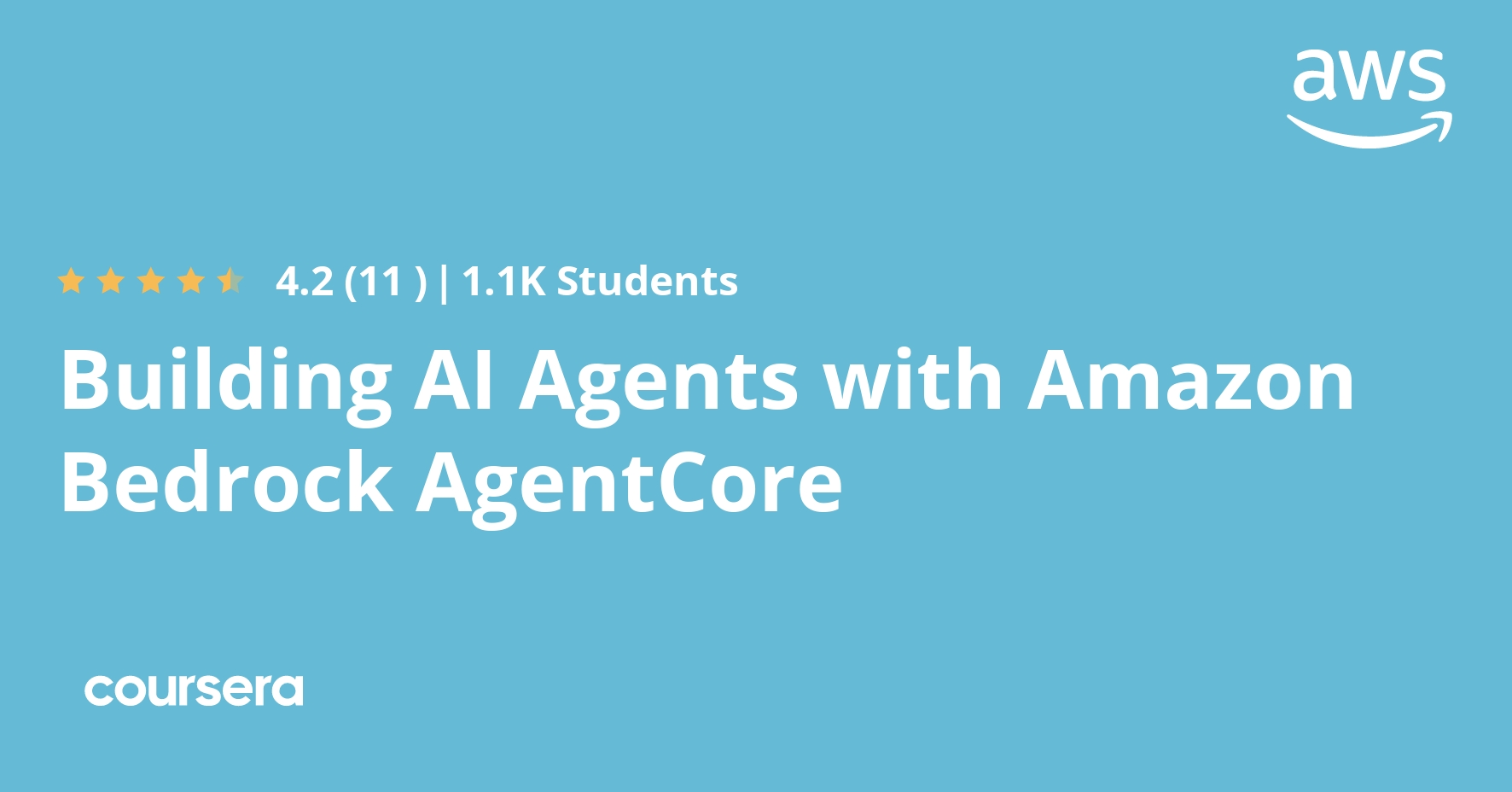 Building AI Agents with Amazon Bedrock AgentCore | Coursera