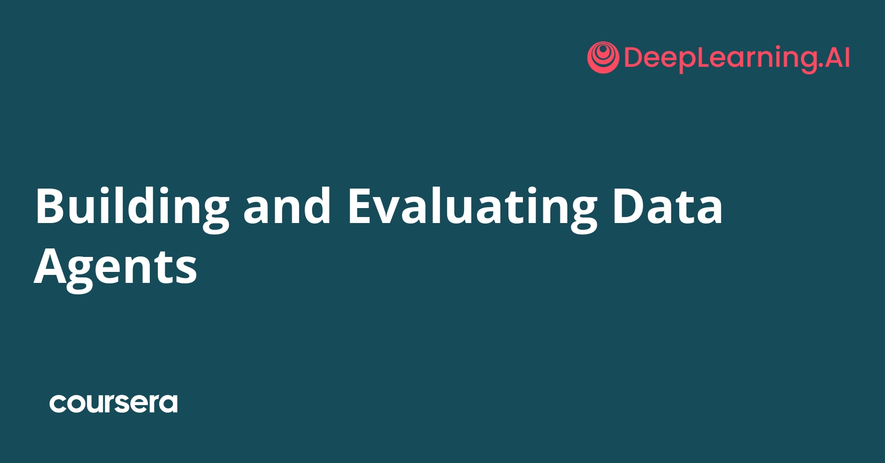 Building and Evaluating Data Agents