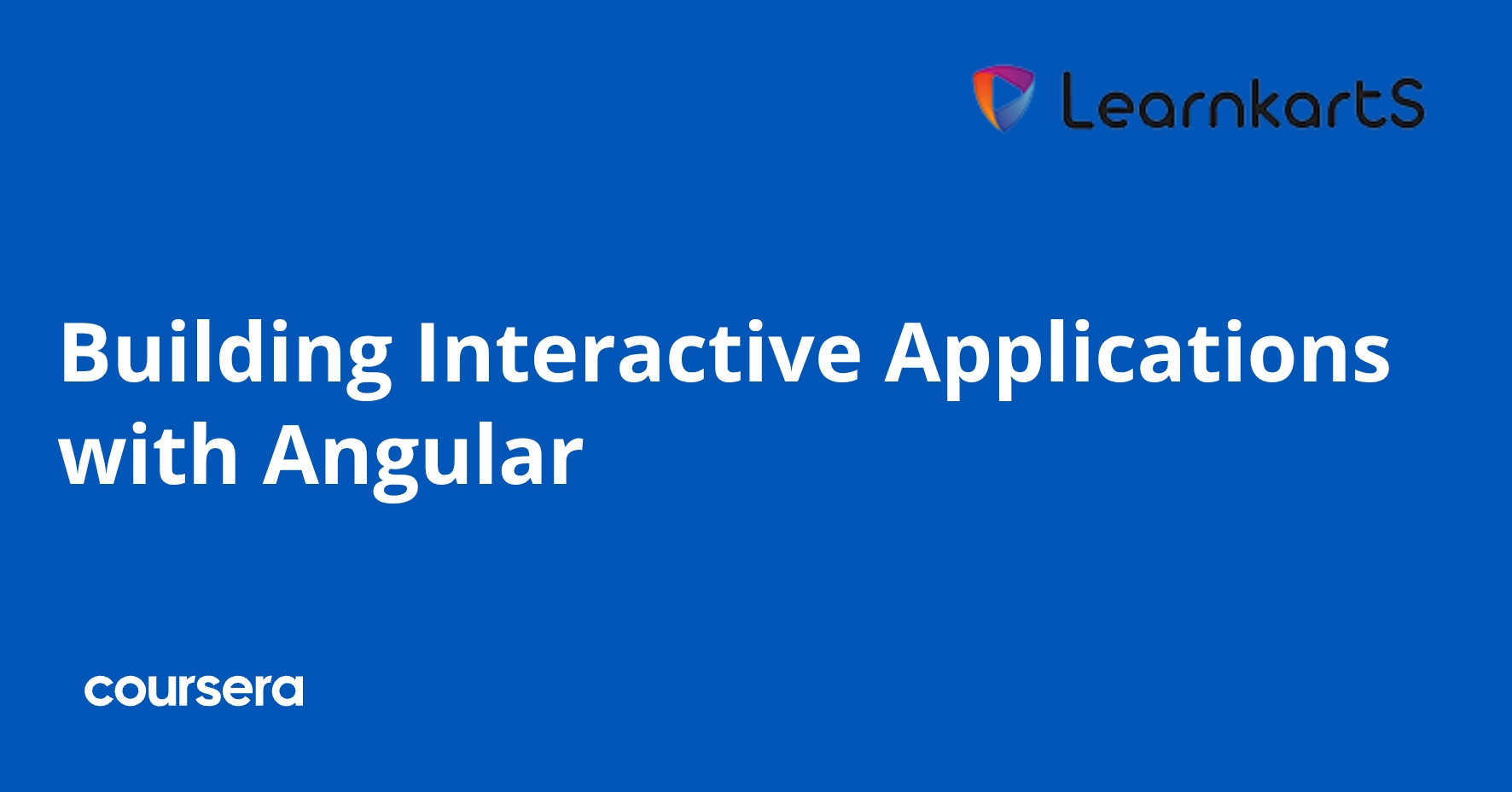 Building Interactive Applications with Angular | Coursera