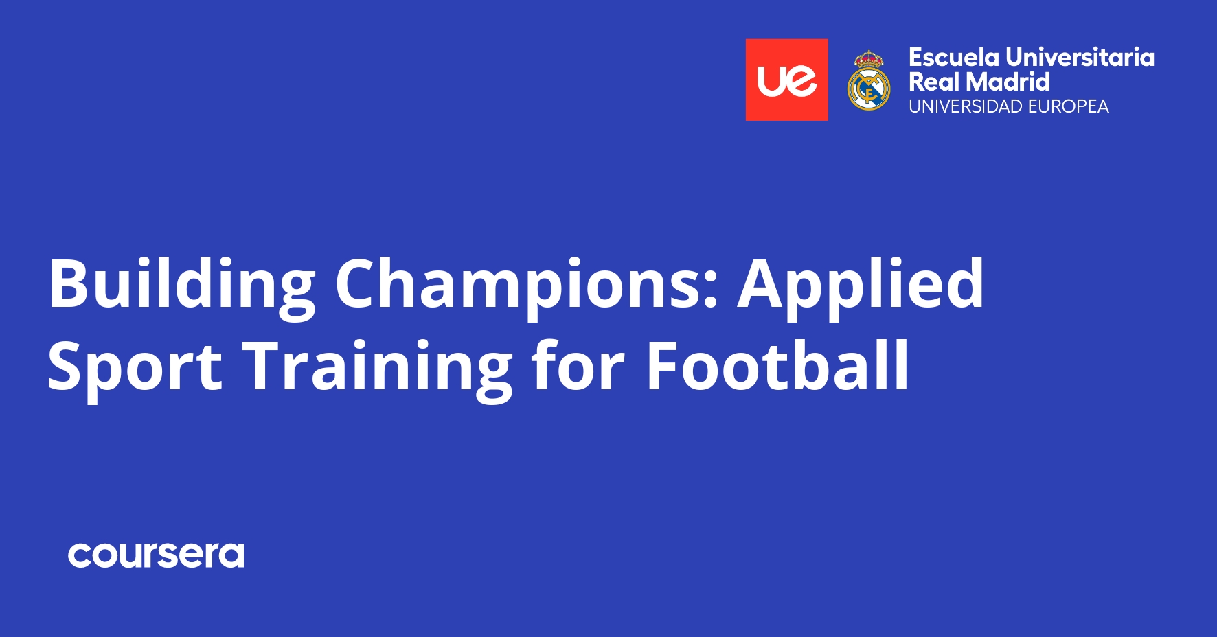 Building Champions: Applied Sport Training for Football