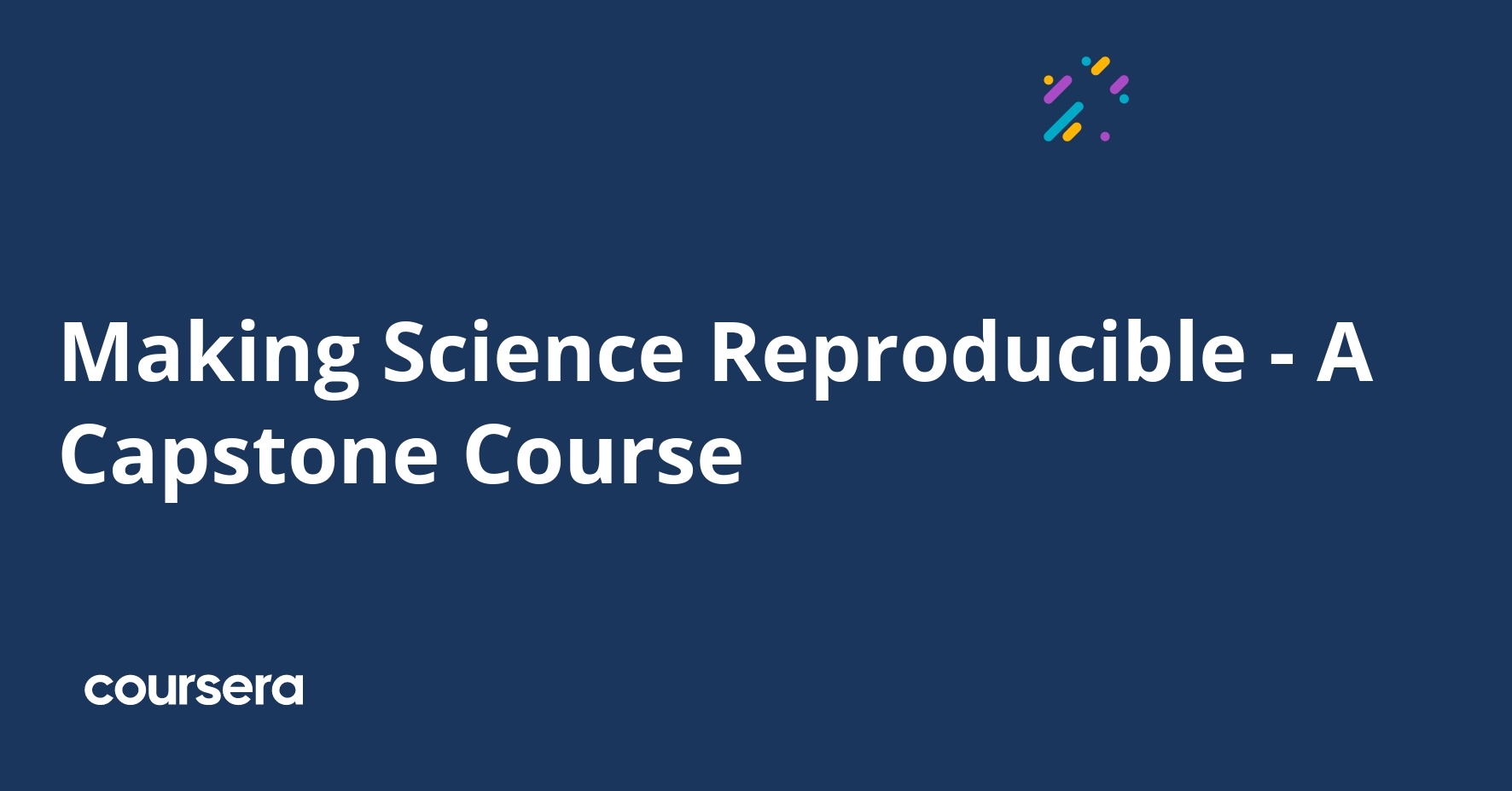 Making Science Reproducible - Capstone