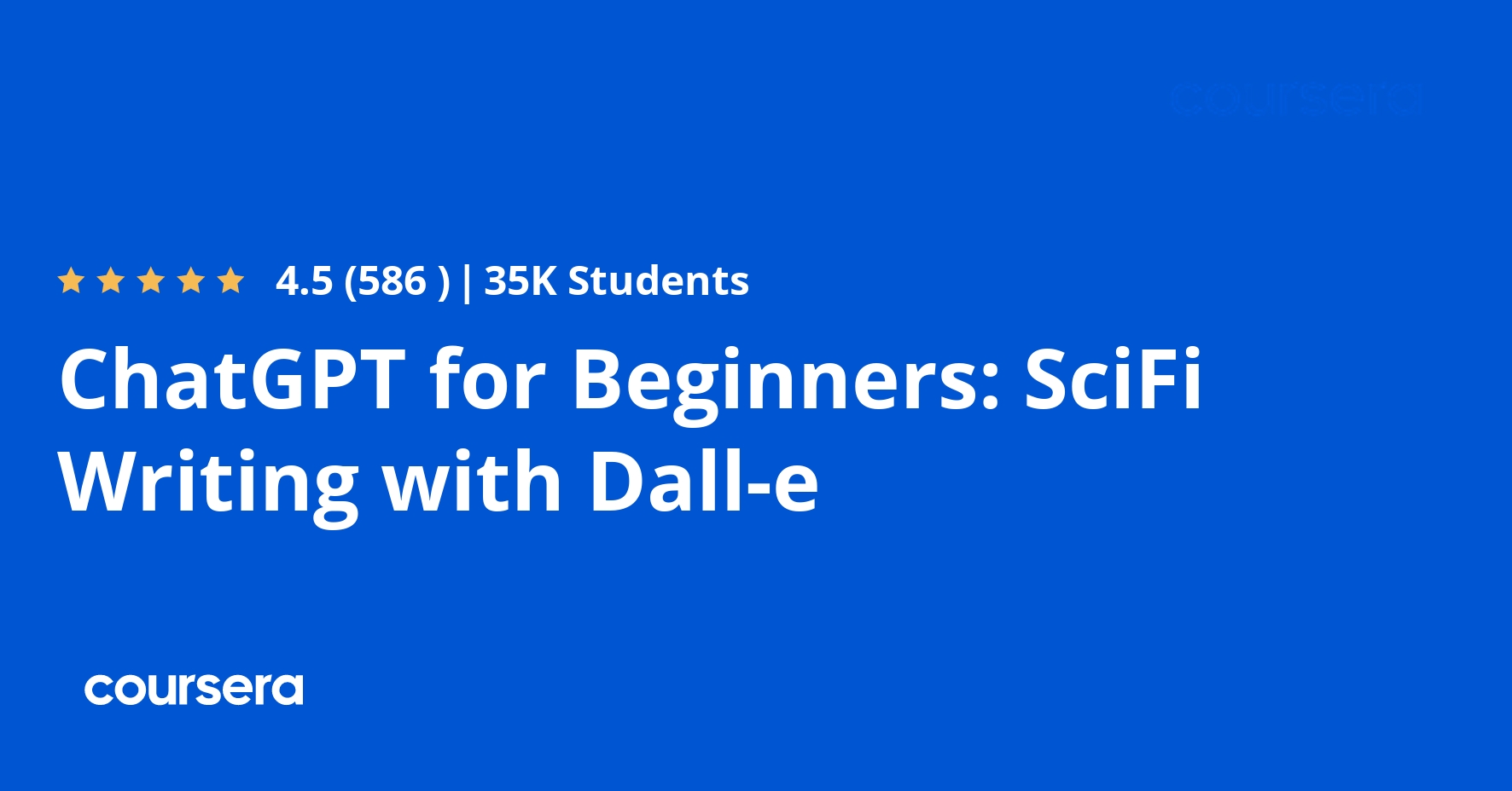 ChatGPT for Beginners: Sci-Fi Writing with DALL·E
