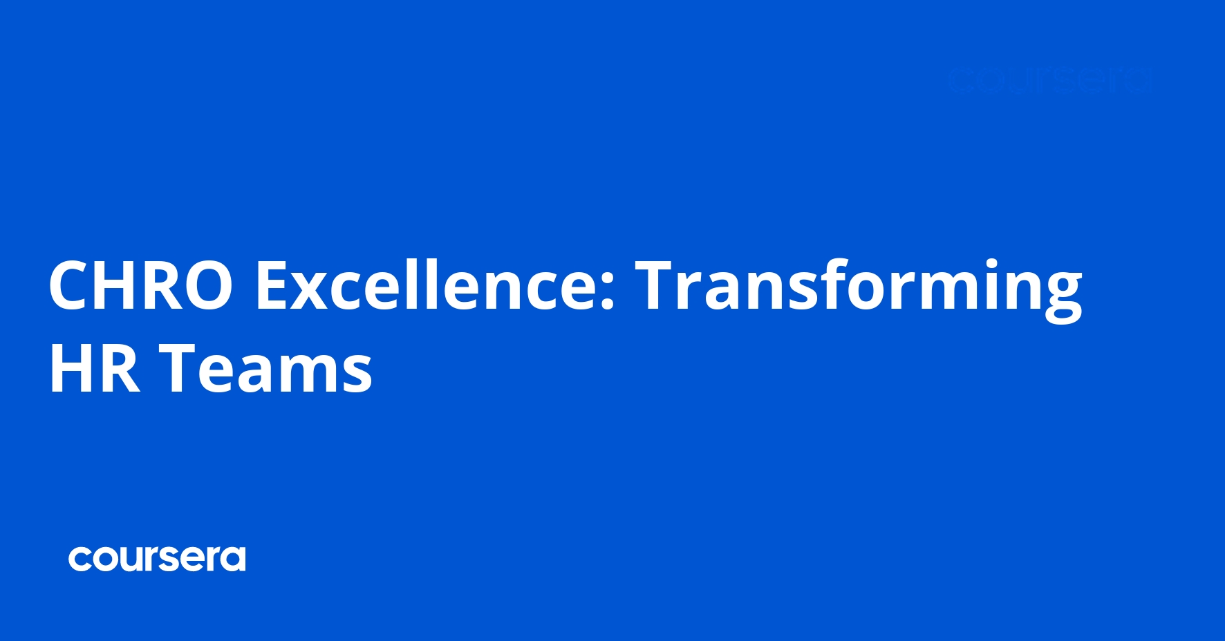 CHRO Excellence: Transforming HR Teams