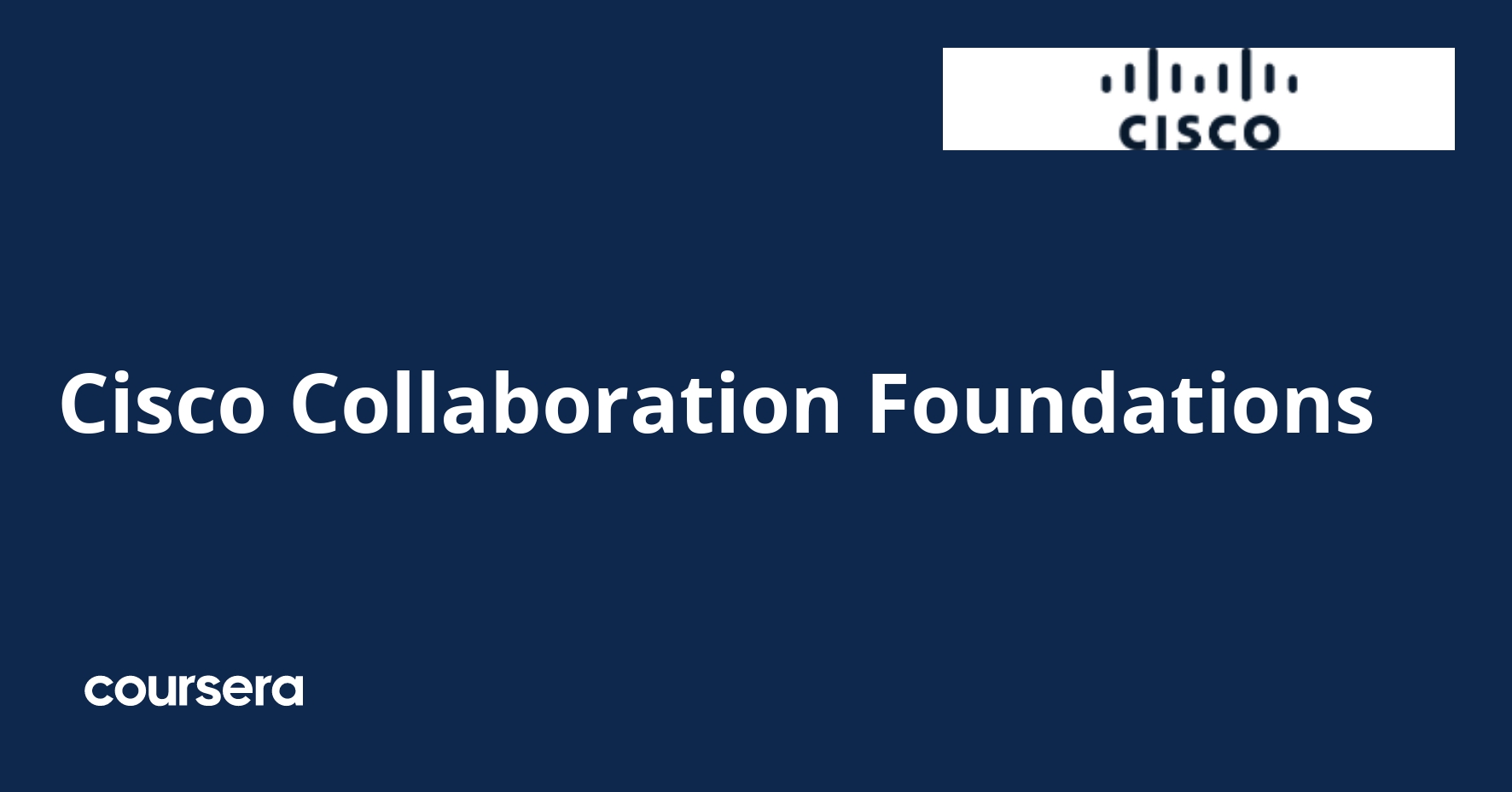 Cisco Collaboration Foundations