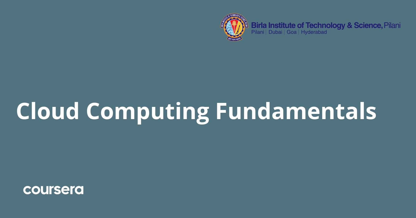 Cloud Computing Fundamentals | Coursera