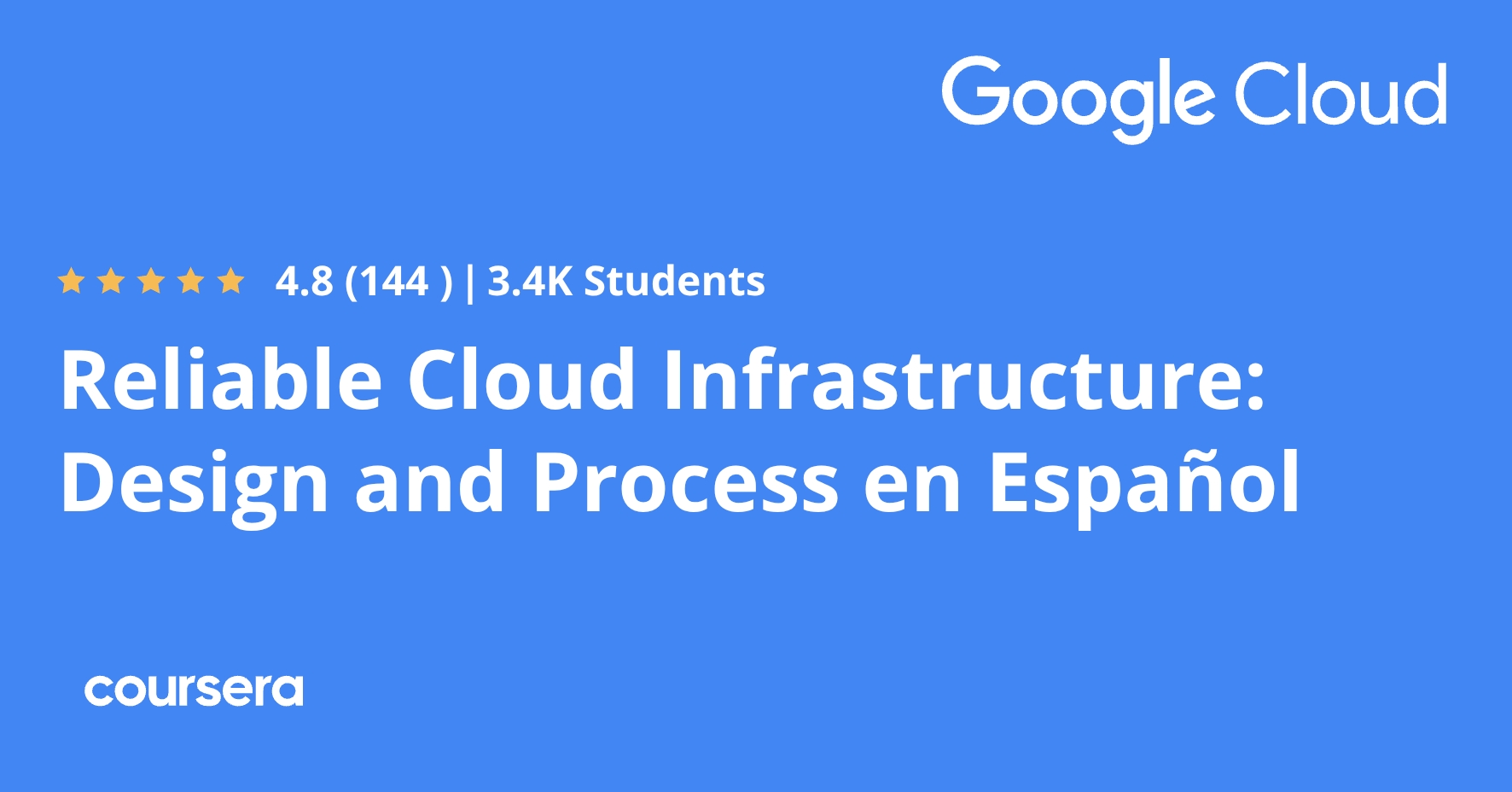 Reliable Cloud Infrastructure: Design and Process en Español | Coursera