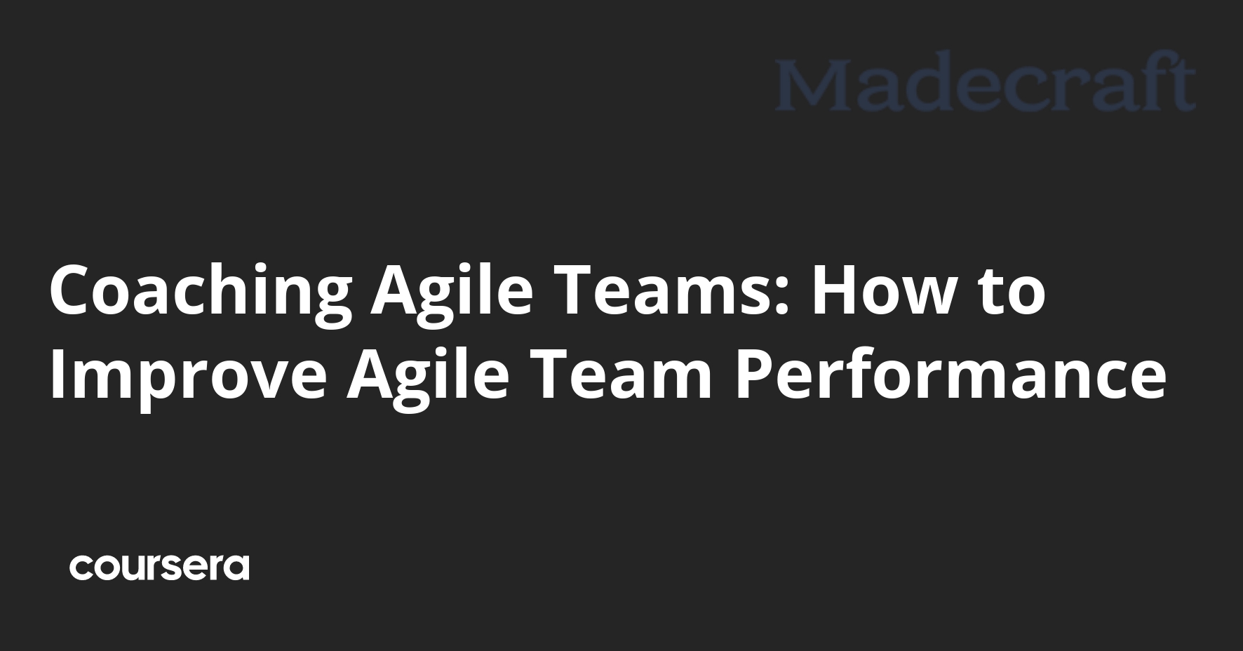 Coaching Agile Teams